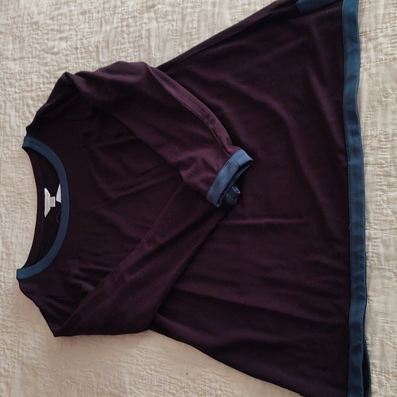 Christopher & Banks Black with green trim tunic XL - Picture 2 of 2